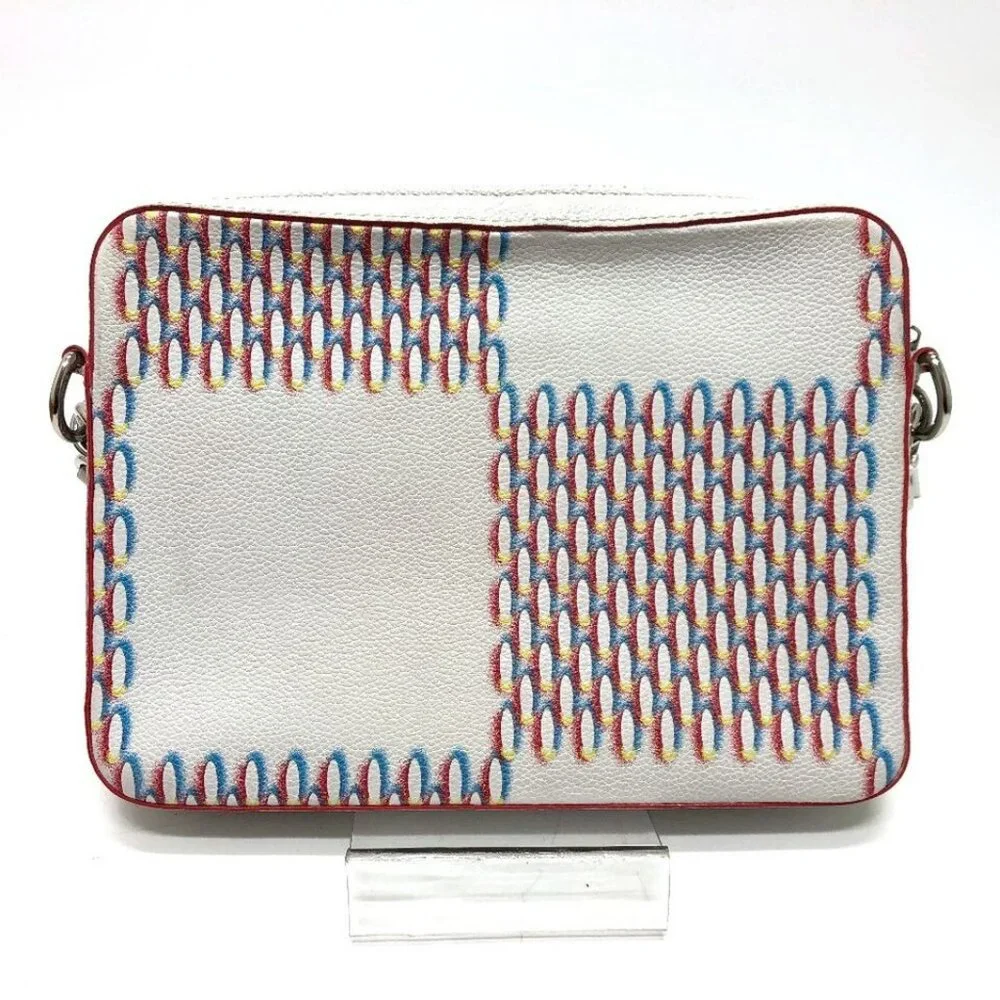 Auth LOUIS VUITTON M20665 damier giant spray Trio-Messenger Bag Shoulder Bag